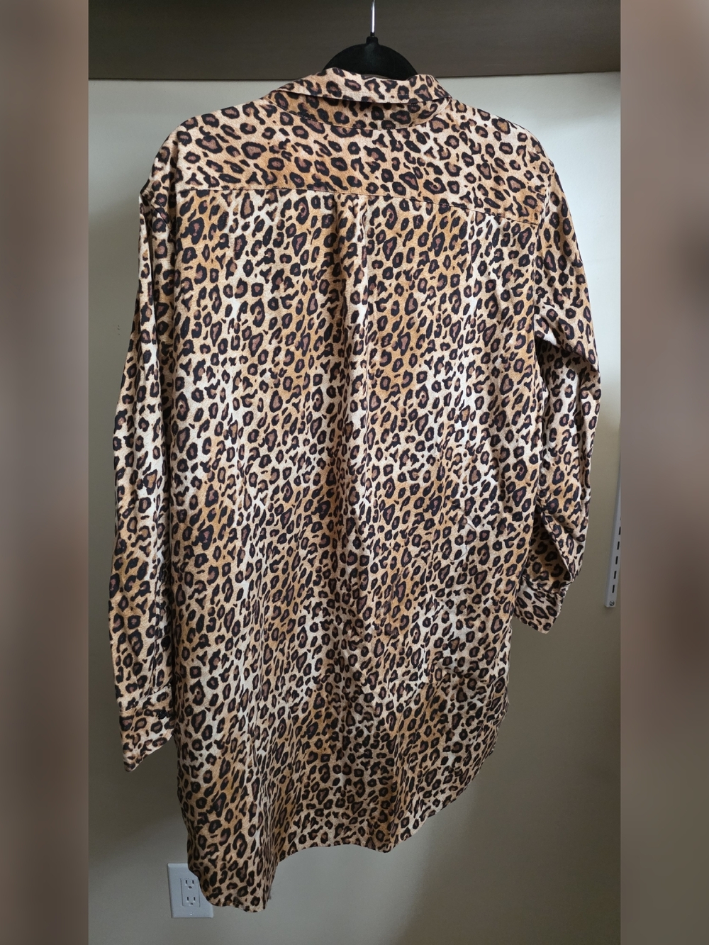 Ralph Lauren Leopard Print Button-down Shirt - Tan & Black - Picture 9 of 9